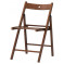 Стул складной коричневый