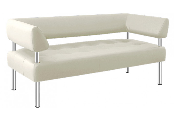 Диван с подлокотником белый 1,6*0,7 м в аренду