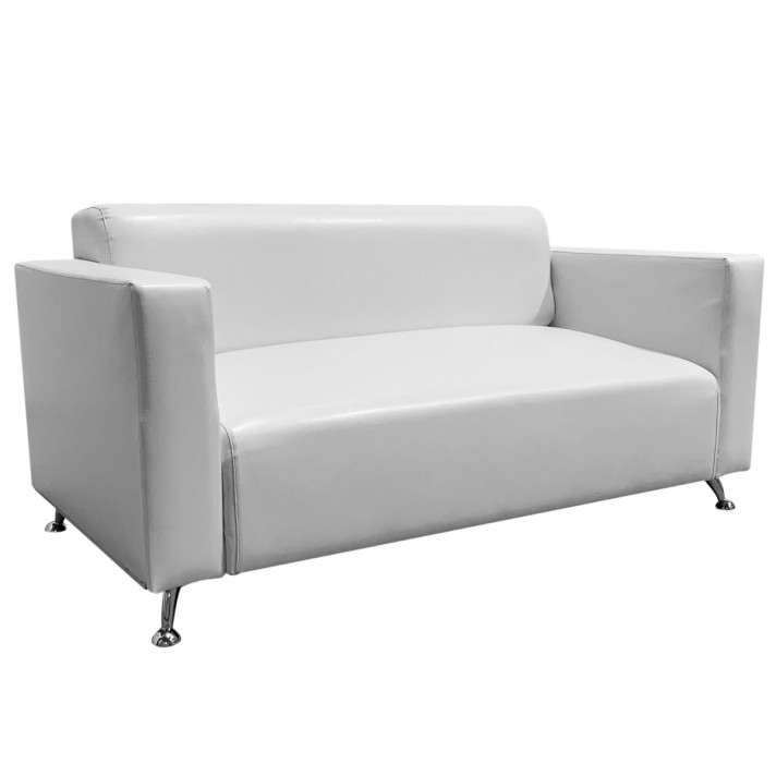 Диван Премьер белый двухместный в аренду