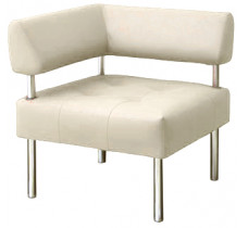 Кресло угловое OFFICE белое