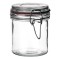 Банка круглая на застежке 275мл стекло